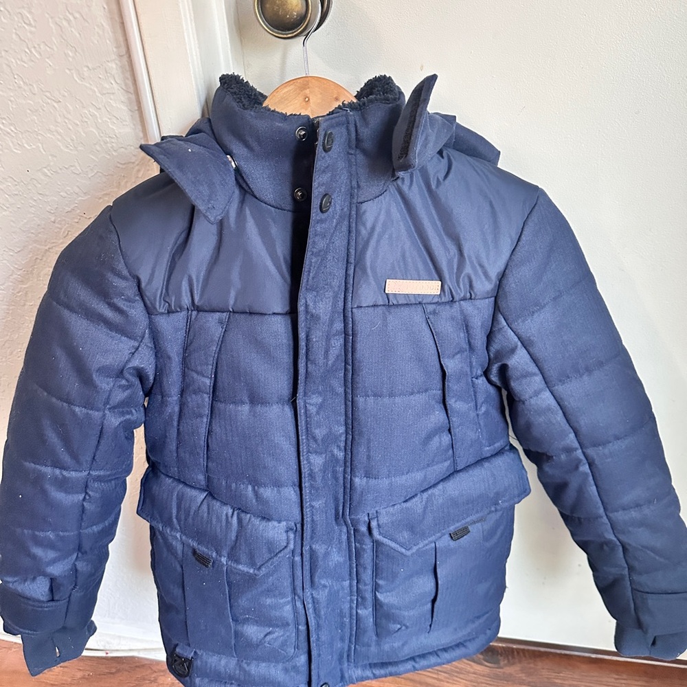 Kids Blue Puffer Jacket